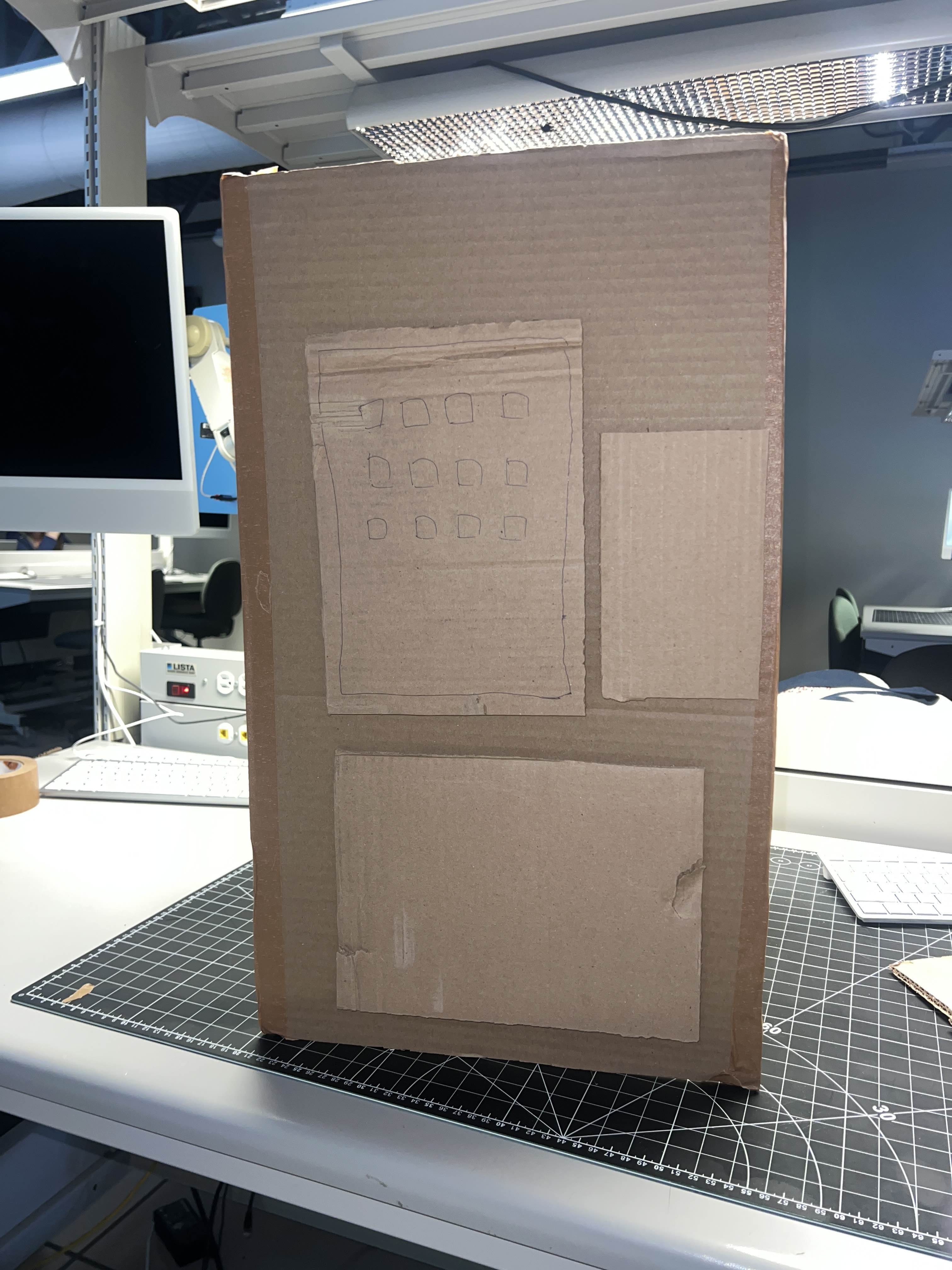 Carboard Prototype Front-View