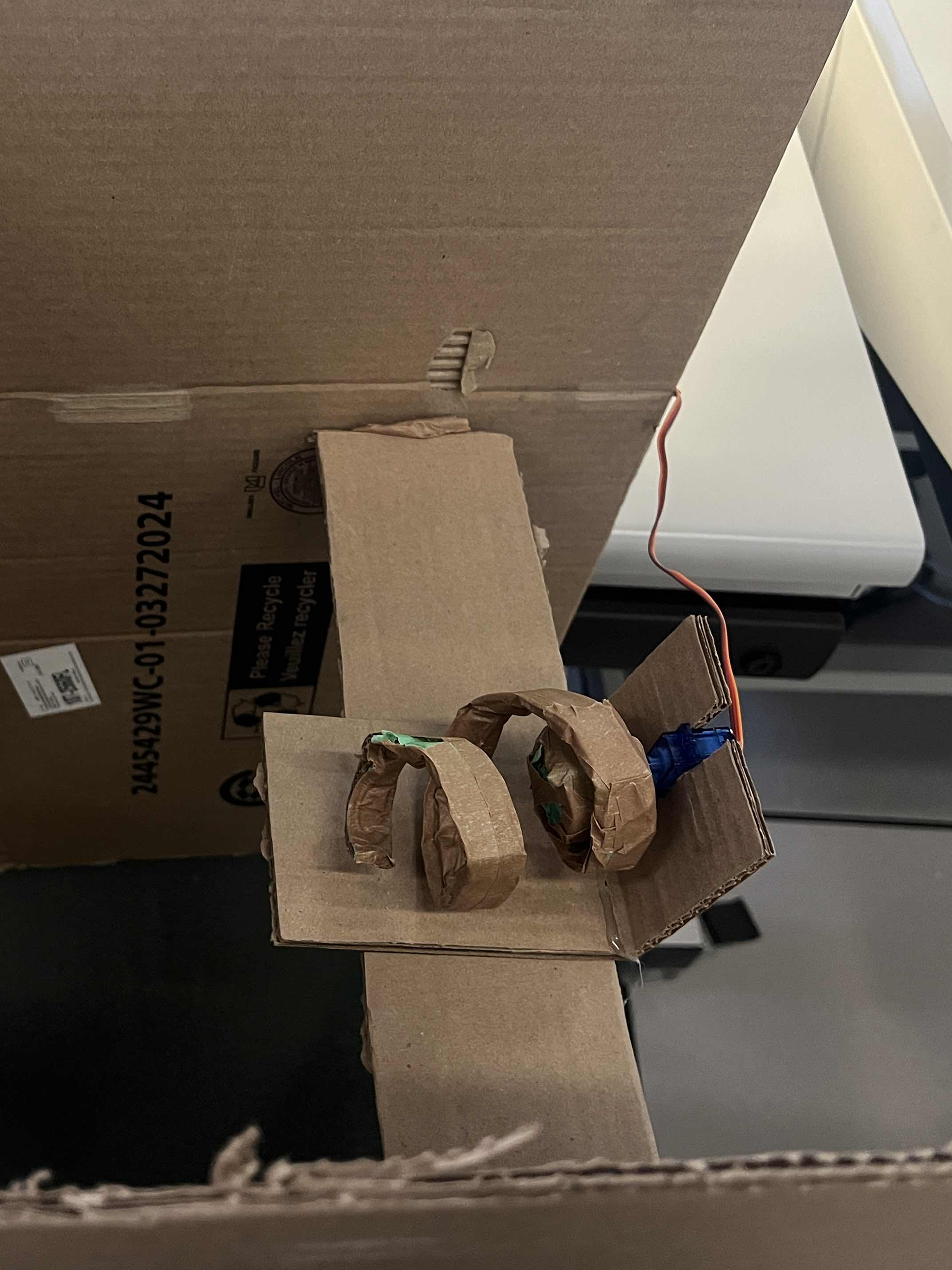 Carboard Prototype Inside-View